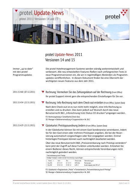 protel Update-News 2011