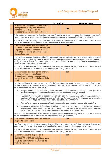 4.4.6 Empresas de Trabajo Temporal. - Crea