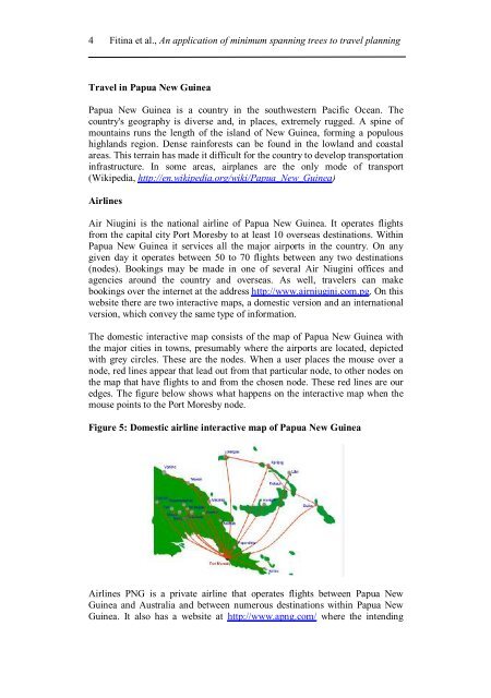 An application of minimum spanning trees to travel planning - Informit