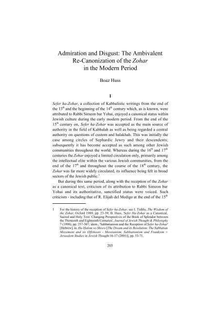 Admiration and Disgust: The Ambivalent Re-Canonization of the 