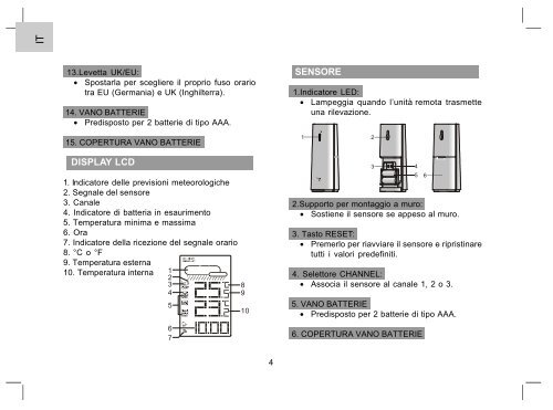 Weather Station with Radio-Controlled Alarm ... - Oregon Scientific