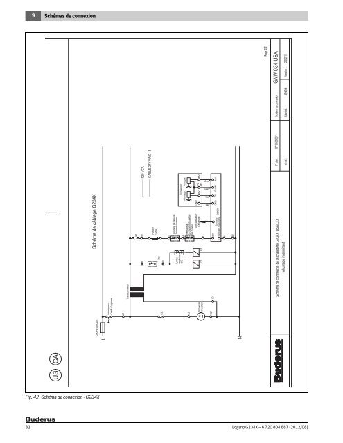 Notice d'installation et de maintenance Logano G234X - Buderus