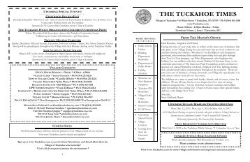 Village Newsletter DEC 2011.pub - Village of Tuckahoe