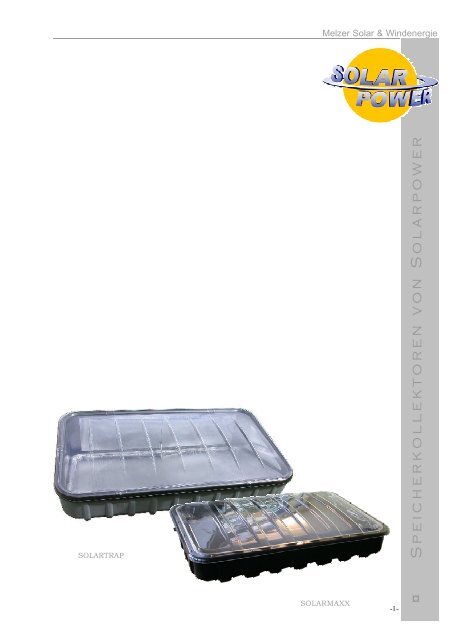 ¤ Speicherkollektoren von Solarpower - Melzer Solar und ...