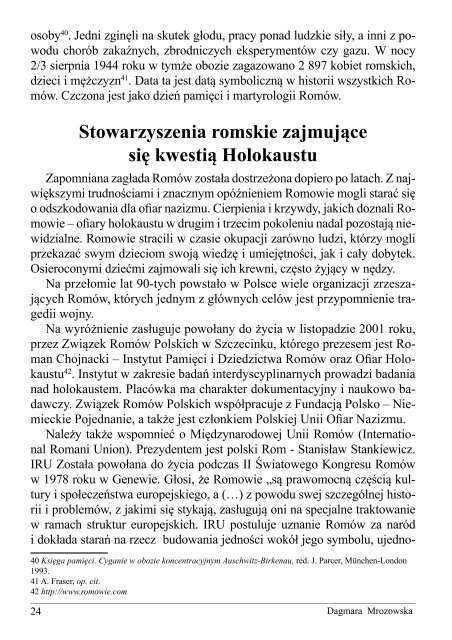 ZagÅada. Tragedia RomÃ³w w XX wieku - ZwiÄzek RomÃ³w Polskich ...
