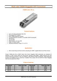 Multi-rate CWDM Pluggable SFP Transceiver