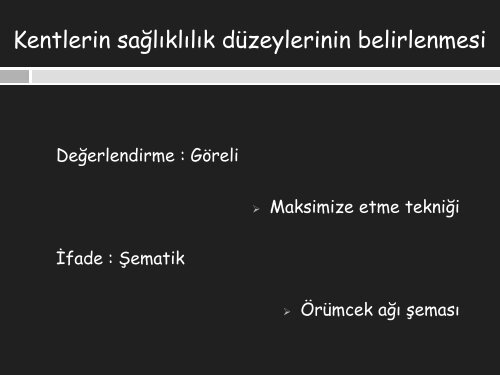 saÄlÄ±klÄ± kent endeksi - TÃ¼rkiye SaÄlÄ±klÄ± Kentler BirliÄi