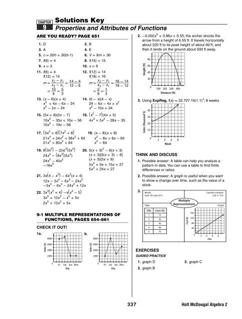 Algebra 2 Ch 9 Solutions Key A2_ch_9_solutions_keypdf - Peninsula