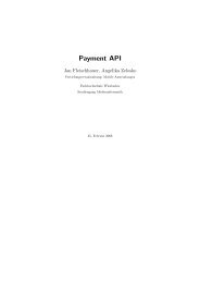 Payment API - Medieninformatik