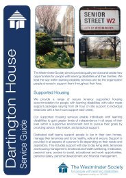 Dartington House Brochure.pdf - Westminster Society for People ...