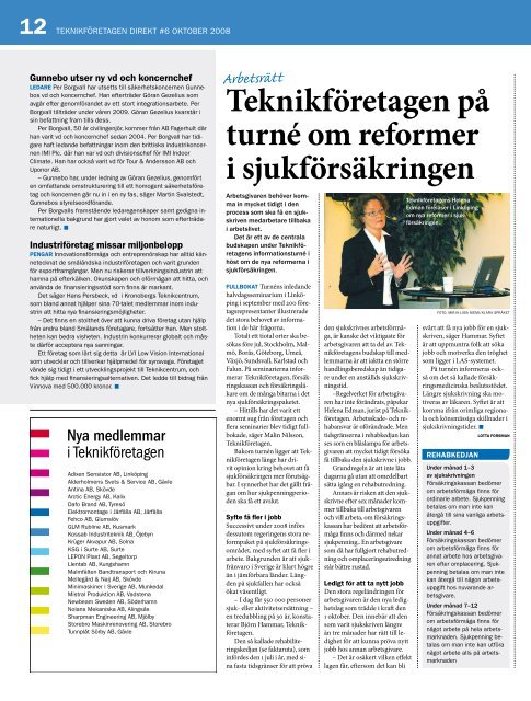 TeknikfÃ¶retagen Direkt nr 6 2008