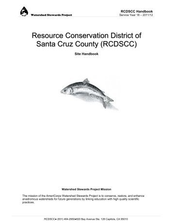 RCD - Santa Cruz County - California Conservation Corps - State of ...