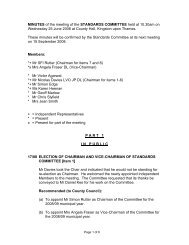 MINUTES: of the Meeting of the - Surrey County Council