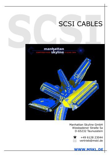 MSKL SCSI Cables - Manhattan Skyline GmbH