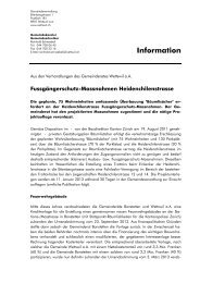 Aus den Verhandlungen des Gemeinderates [PDF, 30.0 KB]