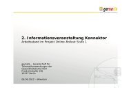 2. Informationsveranstaltung Konnektor - Gematik