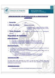 especializacion en metodologia de la investigacion cientÃ­fica