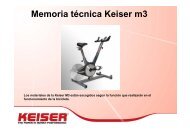 Mamoria TÃ©cnica Keiser m3.pdf - Tecnosport