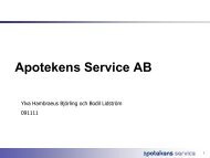 Apotekens Service AB - Dagens Apotek