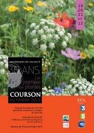 Dossier de presse - Domaine de Courson