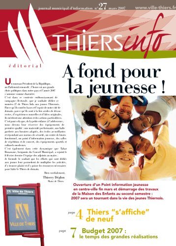 Thiers Info n°27 mars 2007