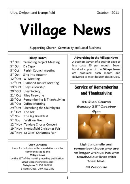 Village News - Stroud District Community Websites - Stroud District ...