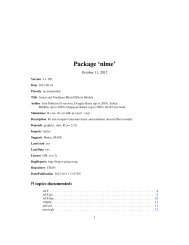 Package 'nlme' - open source solution for an Internet free, intelligent ...
