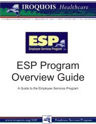 2 ESP Program Overview Guide - Iroquois Healthcare Alliance