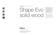 Pdf Shape EVO Solid Wood - Falper