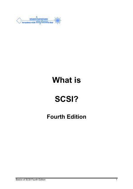 Basics of SCSI Fourth Edition - Manhattan Skyline GmbH