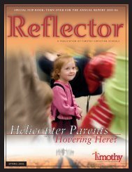 Reflector - Timothy Christian Schools