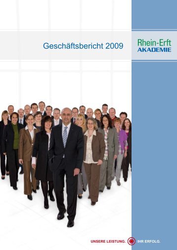 GeschÃ¤ftsbericht 2009 - Rhein-Erft-Akademie