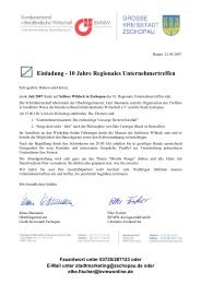 Einladung - 10 Jahre Regionales Unternehmertreffen - MB ...