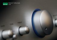 PRODUCT CATALOGUE 2009 - Reference Audio