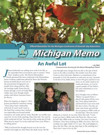 Michigan Memo 2014 05 / 06