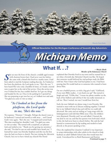 Michigan Memo 2014 02