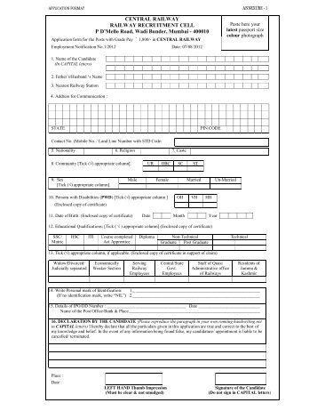 Declaration for Minority Community Candidates