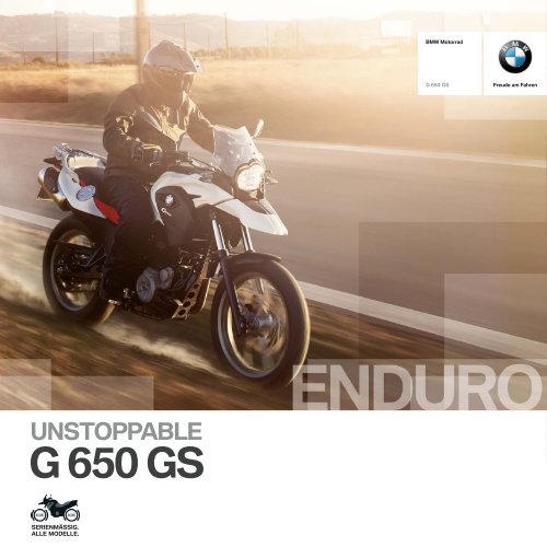 Katalog G 650 GS - BMW Motorrad in Berlin von Riller & Schnauck