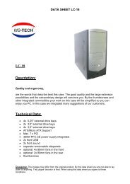 LC-18 Description: Technical Data: - MS-Tech