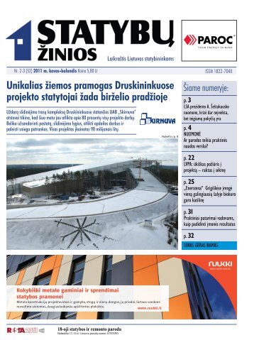 Unikalias žiemos pramogas Druskininkuose projekto ... - Statyk.eu