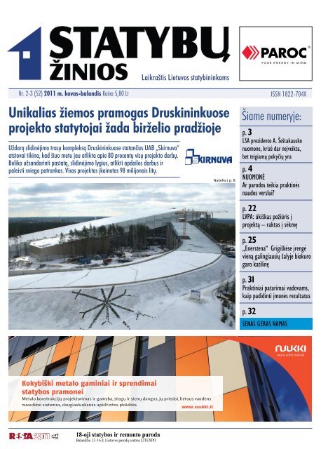 Unikalias žiemos pramogas Druskininkuose projekto ... - Statyk.eu