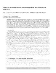 Measuring stream discharge by non-contact methods: A proof-of ...