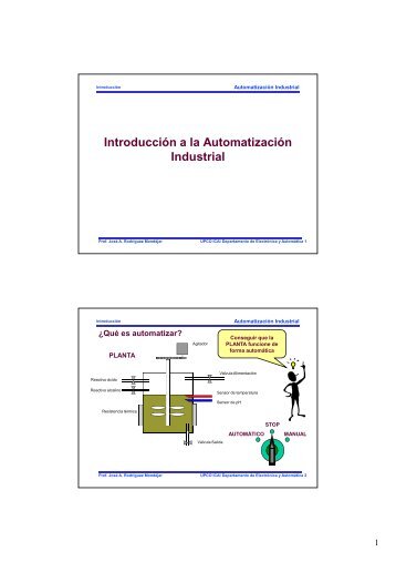 Automatización industrial - Departamento de Electrónica y Automática