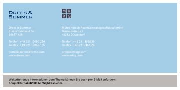 Konjunkturpaket 2009 - MÃ¼tze Korsch Rechtsanwaltsgesellschaft mbH