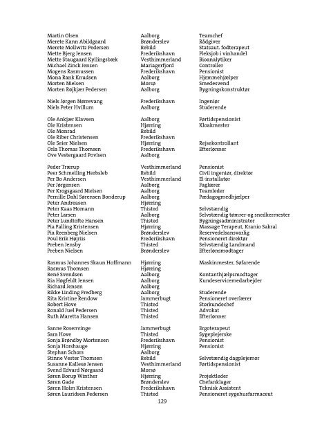 Rapport fra de fem borgertopmøder - Region Midtjylland