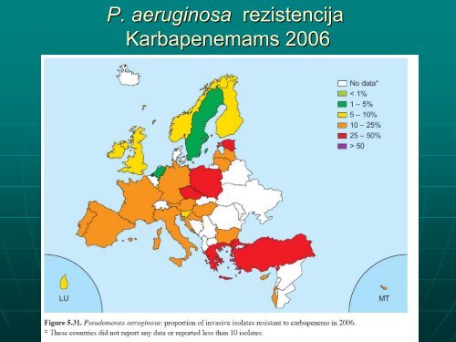 Pseudomonas spp . infekcijos gydymo problemos - I-Manager