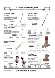 ASTAS DE BANDERA / Flag Poles - SERAPHILUS marine doo