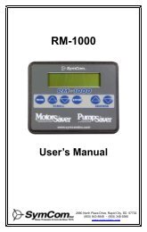 RM-1000 User's Manual - SymCom