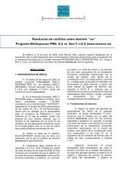 ResoluciÃ³n de conflicto sobre dominio â.esâ Programa ... - AutoControl