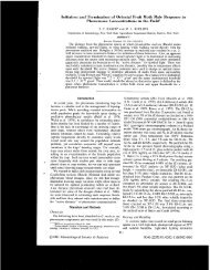 Initiation and Termination of Oriental Fruit Moth Male Response to ...